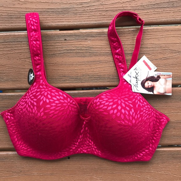 Playtex Other - Playtex Secrets 38D Floral berry pink balconette